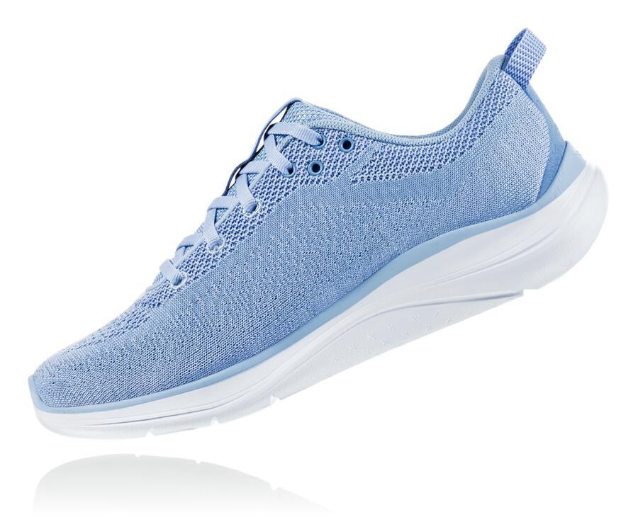 Hoka Australia One One Hupana Flow - Womens Running Shoes Blue/White - ZSGYM-5329